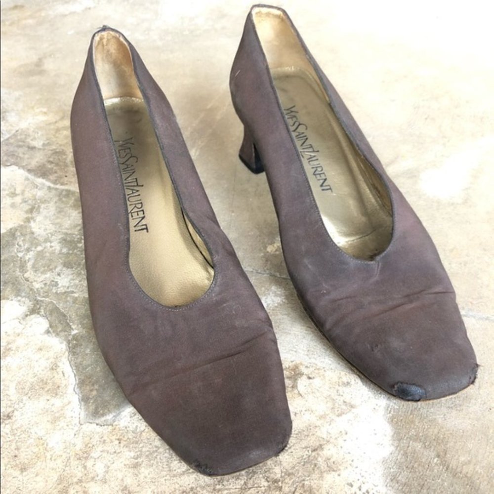 Vintage YSL Kitten Heels